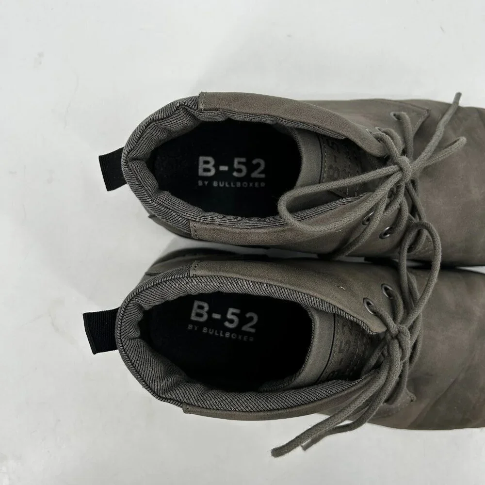 BULLBOXER B-52 Men\'s Taupe Gray Plain Toe Lace Up Ankle Chukka Boots Shoes 11 BULLBOXER B-52 Men main image 2
